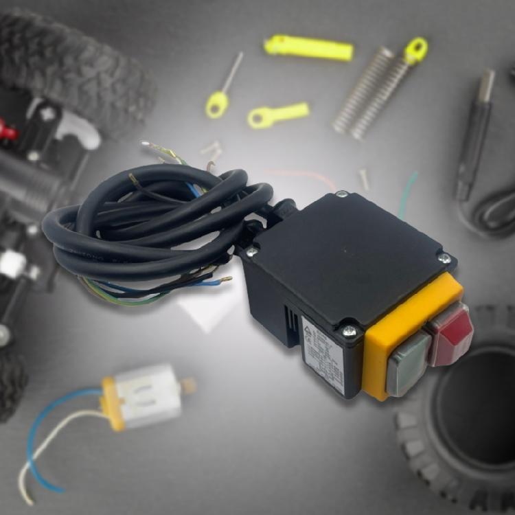 Industrieller Druckschalter Rastend Wasserdicht Elektromagnetischer Schalter Dreiphasenschalter für Motor Start Stopp Betrieb