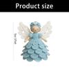 Crochet Christmas Angel Ornament Set For Beginner Adult Handmade Craft With Step-by-Step Tutorial Instruction Hook Yarn