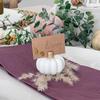 5 Unidades Porta-Cartões de Nome Abóbora Mini Abóbora Dourada Porta-Cartões de Lugar Suportes para Números de Mesa para Casamento Chás de Panela Festa Decoração