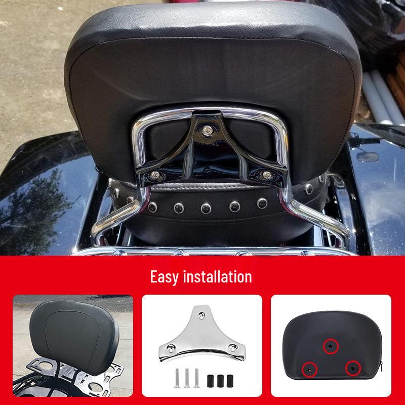 Harley Big Glide Detachable Motorcycle Backrest Pad (1997-2018)