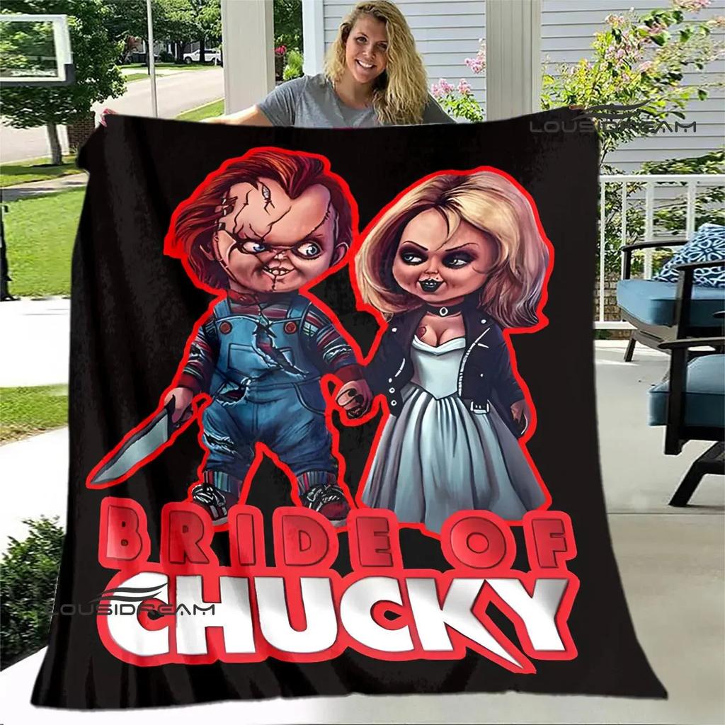 Horror movie Cult of Chucky printing blanket warm blanket soft and comfortable blanket Home travel blanket birthday gift