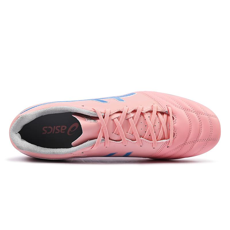 Asics CooRay Football X DS Light Pro Confortable AG (Crampons Courts en Caoutchouc) Chaussures de Football en Gazon Synthétique Unisexe Chaussures de Football Rose 1103A116-700