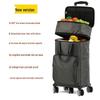 Carrello della spesa pieghevole leggero con manico telescopico e ruote universali per generi alimentari e campeggio