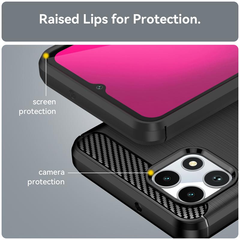 For T-Mobile T Phone 2 Case Anti-knock Silicone Carbon Fiber Cover For T-Mobile T Phone 2 Pro Case For T-Mobile T Phone 2 Case