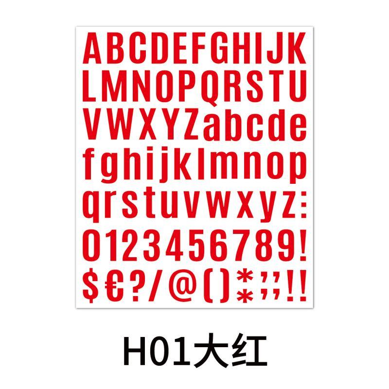 5Pcs 26 Alphabet A-Z Planner Stickers Waterproof Colorful Creative Diy Pvc Letter Sticker For Kids Cup