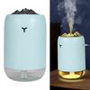 260ml USB Desktop Humidifier Portable Air Diffuser with Night Light for Home Office SuppliesBlue