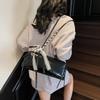Exquisite Simple High-quality Texture Pu Women's Boston Bag New Sweet Silk Scarf Fashion Shoulder Messenger Bag Women