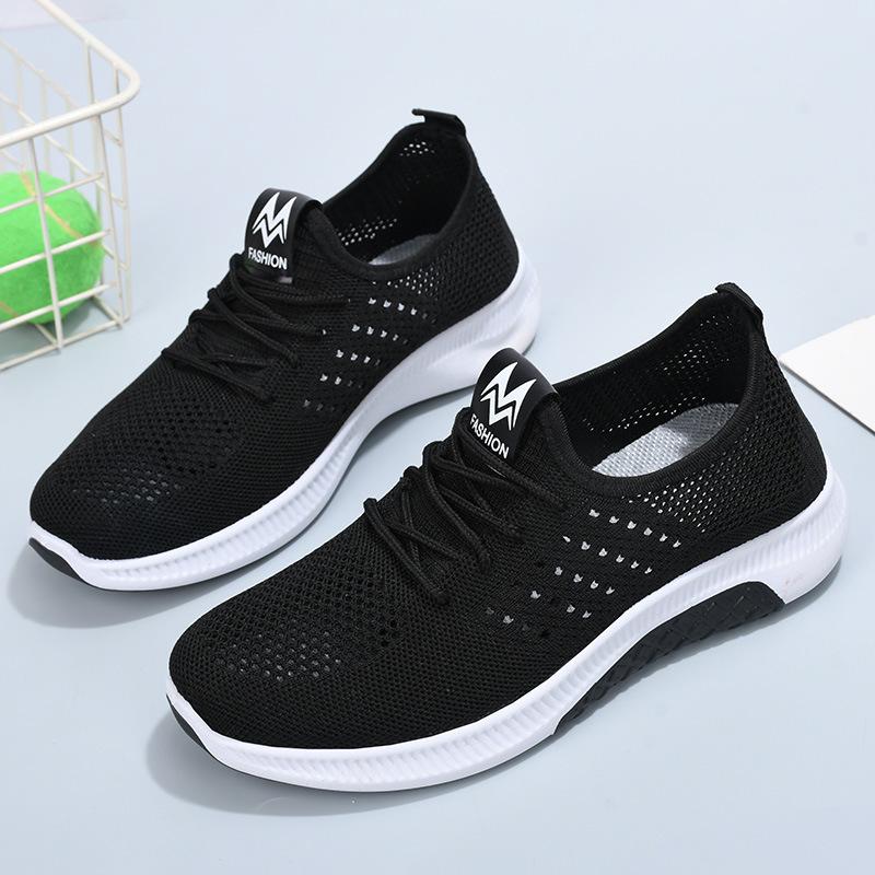 Women's Summer Mesh Shoes: Breathable, Fashionable, Casual Sports Sneakers for Middle-Aged & Elderly