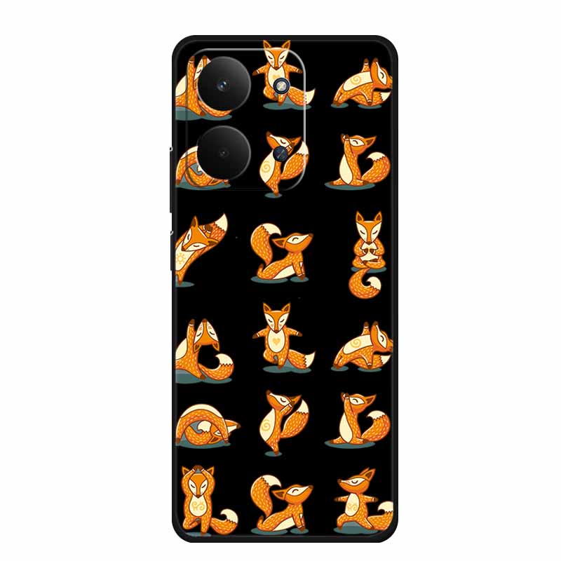 For Redmi 15C 4G Case 15 C Cartoon Cat Black Silicone Soft TPU Phone Case For Xiaomi Redmi 15C Back Cover Cases Redmi15C 6.9"