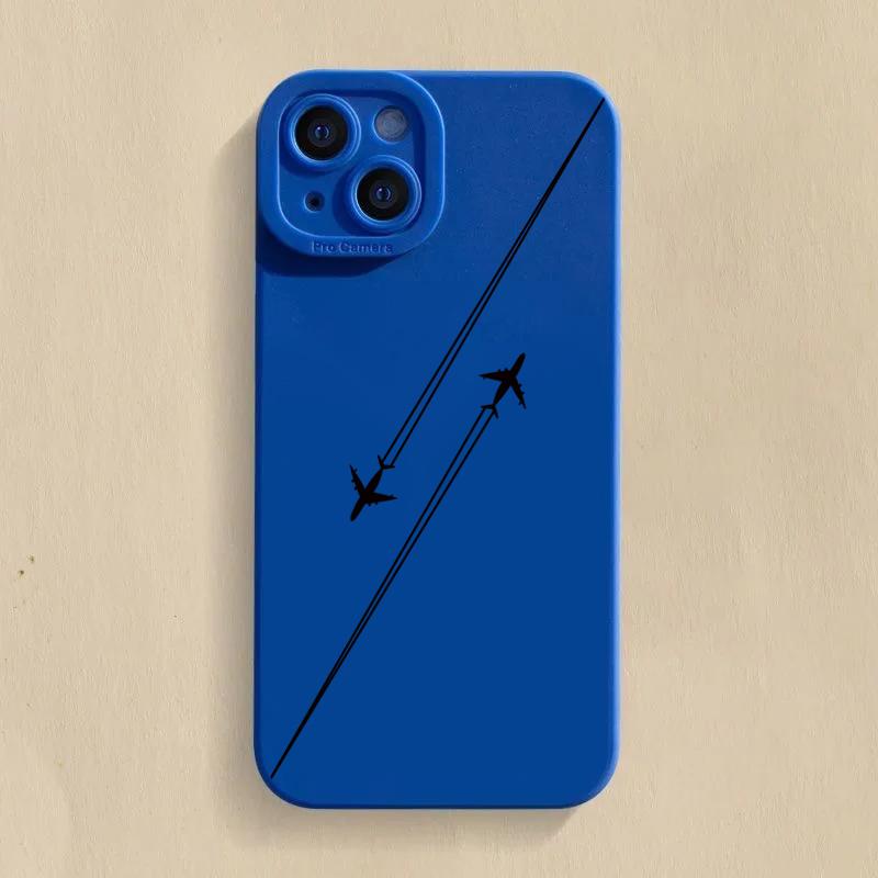 Coque de téléphone Desian inspirée du voyage en avion pour iPhone 15 14 11 12 13 16 Pro Max Mini 7 8 Plus X XR XS Max 16E SE