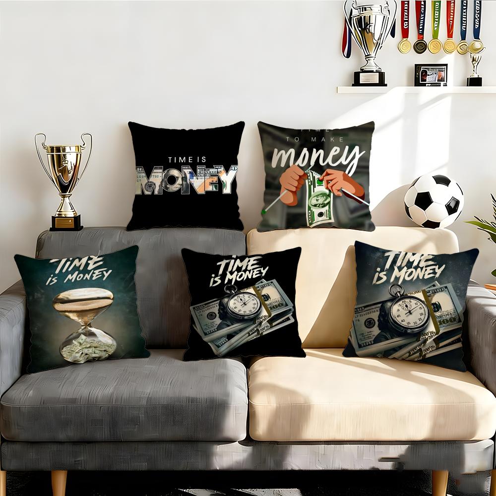 Comedy Time is Money Cushion Cover Cushion Cover Set 4Pcs 50x50 45x45 40x40 Pillowcase Decorative Sofa Home Decor