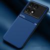 For Xiaomi Poco F6 Pro 5G Case Leather Car Magnetic Holder Back Cover for Poko Little F 6 F6Pro Pocof6 Pocof6pro Protect Cases