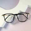 Chic Polygon Women's Clear Lens Glasses - Blue Light Blocking TR Frame