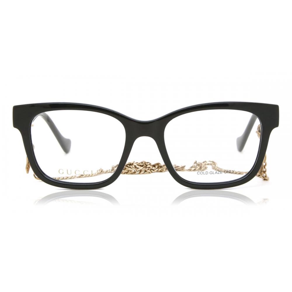 

Gucci Gg1025o 003 Women Eyeglasses Shiny Black/51
