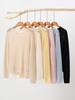 Autumn/Winter Cashmere Sequin Knit Cardigan: Slimming Long-Sleeve Pullover Sweater for Women