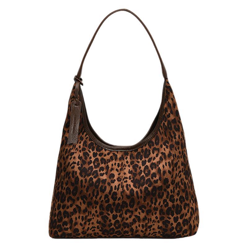 2025 Underarm Bag New Tote Leopard Print Fashion Shoulder Commuter Messenger Bag Large Capacity Handbag Bag