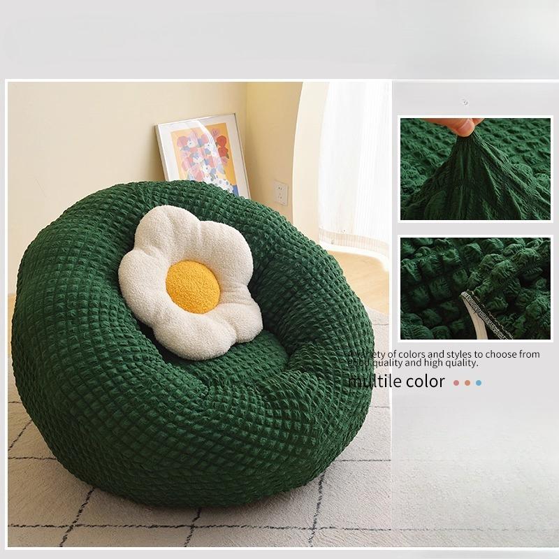 2025 New Cat Scratch-resistant Style All-season Universal Pumpkin Sofa Dust Cover Lazy Bean Bag Single-person Sofa Cover