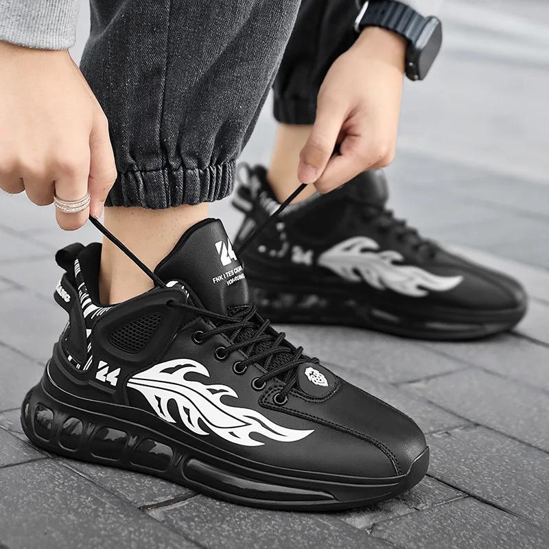 Exquisite Men's Sneakers Youth Fashion Street Photography Casual Shoes Thick soled Height Increasing Comfortable Running Shoes