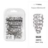 Nail Art Flat Bottom Drill Transparent Drill Ab Drill Nail Drill Diy Nail Ornament Nail Art Ornament Rhinestone