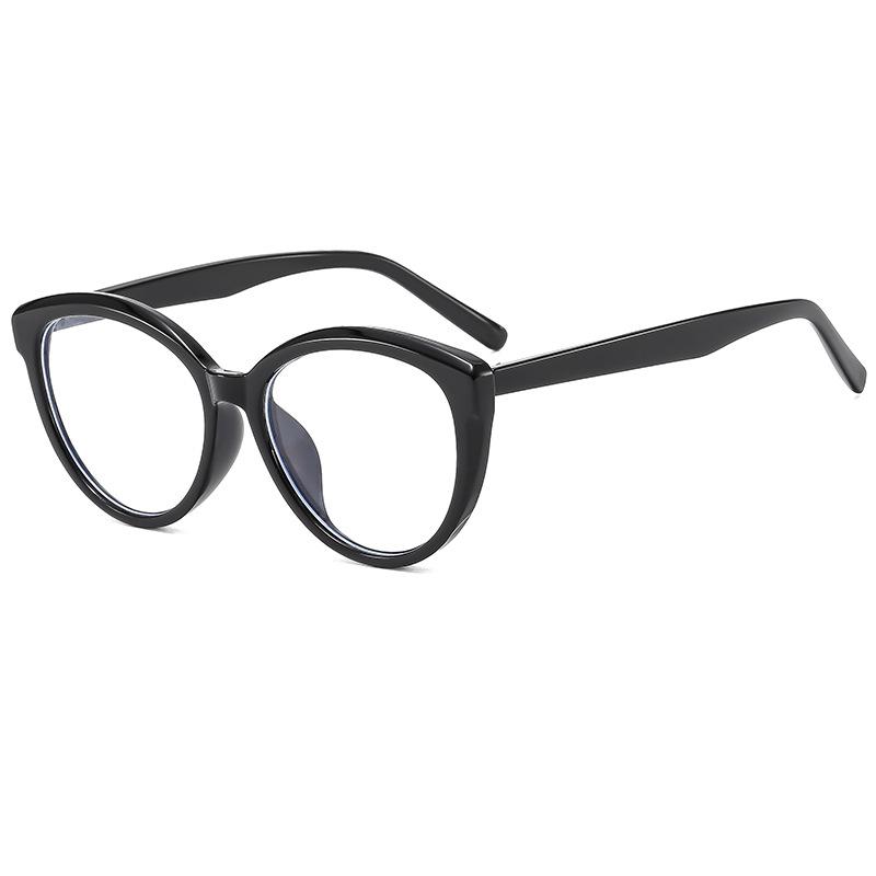 Retro sunshade sunglasses women's trendy round face thin cat eye glasses fashion street shot high-end European and American sunglasses