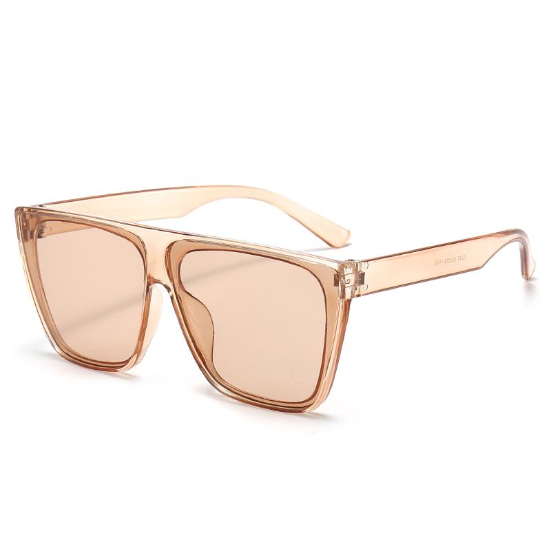 Large Frame Square Sun Glasses Women Men Retro Luxury Brand Sunglasses Leisure Travel Shades Lady Man Protective Glasses UV400