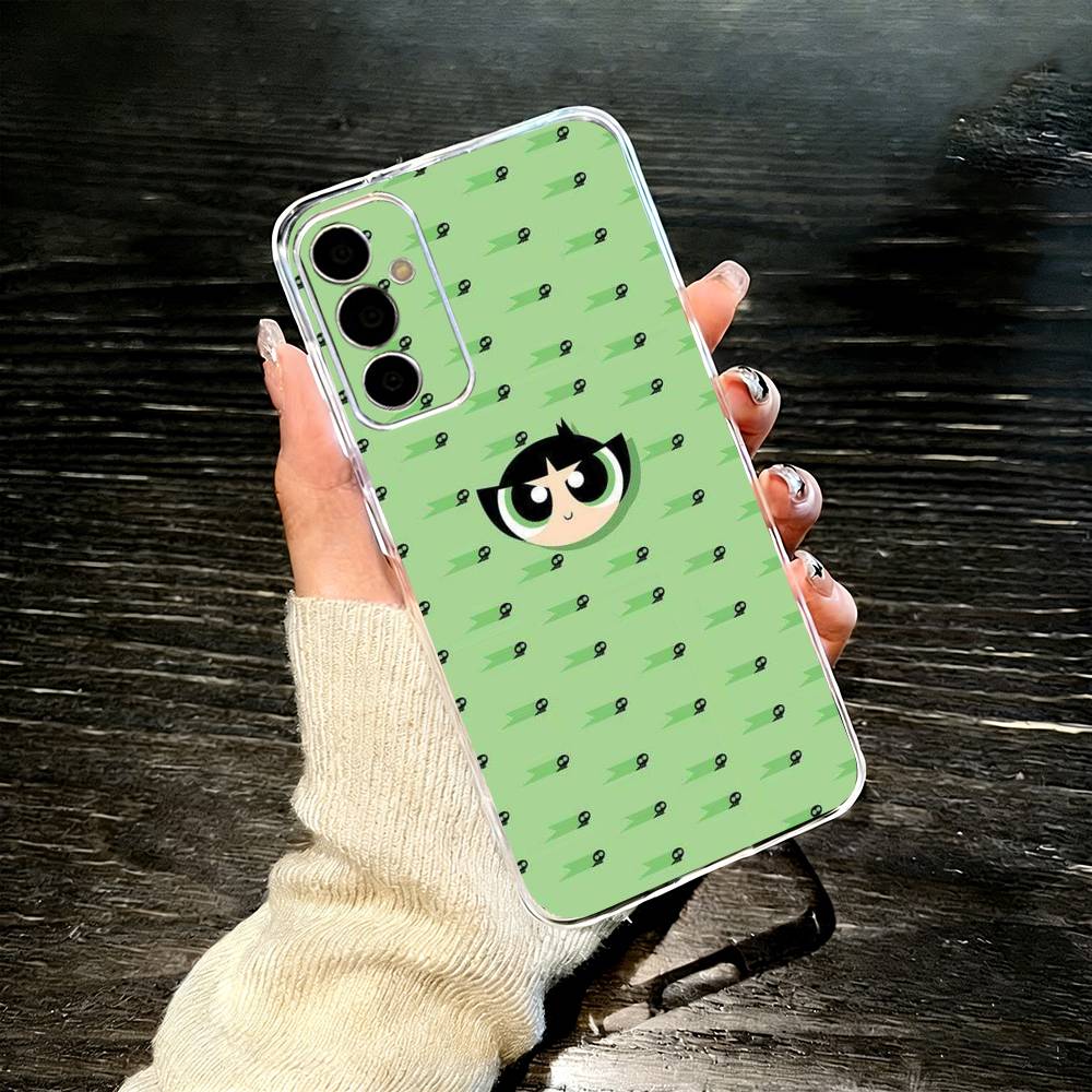 P-Powerpuffs G-Girls Phone Case For SamsungA10,12,20,21S,30,31,40,50,51,52,70,71 Transparent Cover