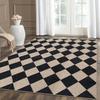 Living Room Carpet Non-slip Dirt-resistant Wear-resistant Floor Mat Black White Checkered Rug Home Decoration Large Size Mats