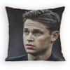 Dutch Frenkie De Jong MidCourt Pillow Case Sofa Living Room Bedroom Headboard Backrest Cushion Square Cushion Nap Time