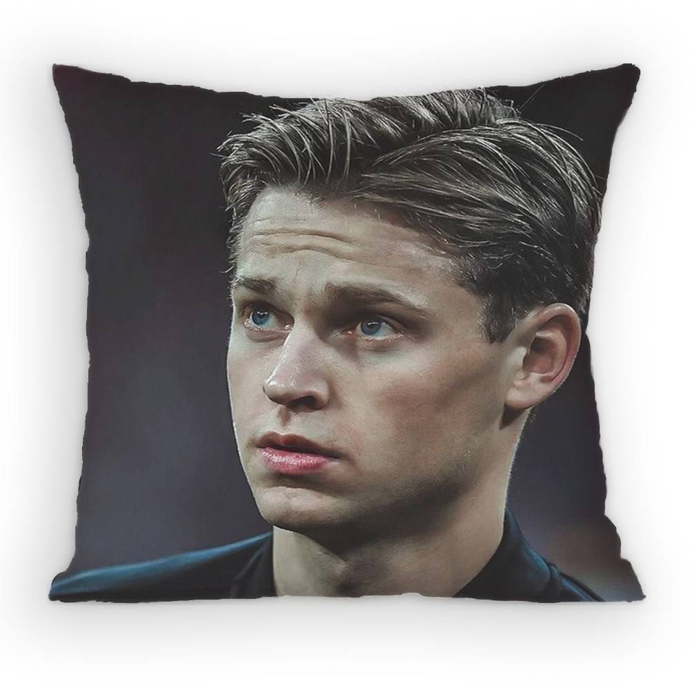 Dutch Frenkie De Jong MidCourt Pillow Case Sofa Living Room Bedroom Headboard Backrest Cushion Square Cushion Nap Time