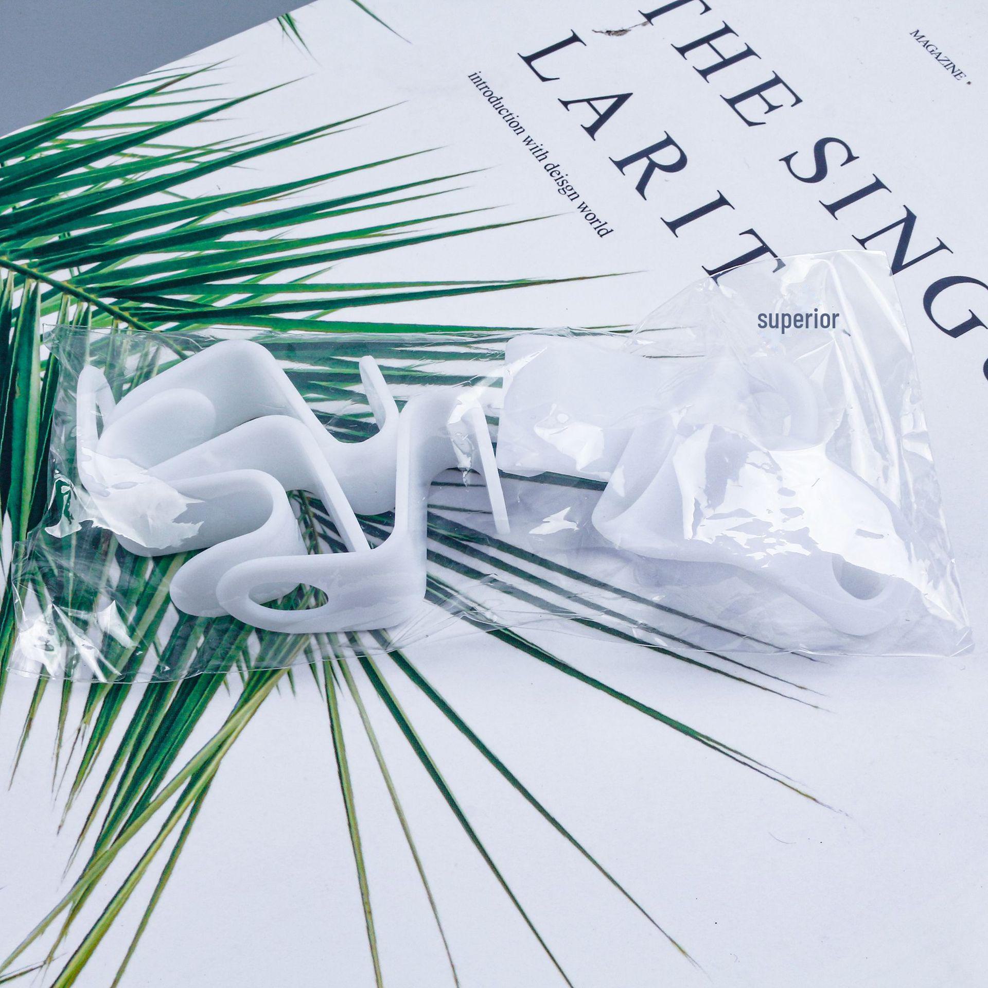 

Крючок для соединения вешалки, экономящий место - органайзер для штабелируемого гардероба One price белый