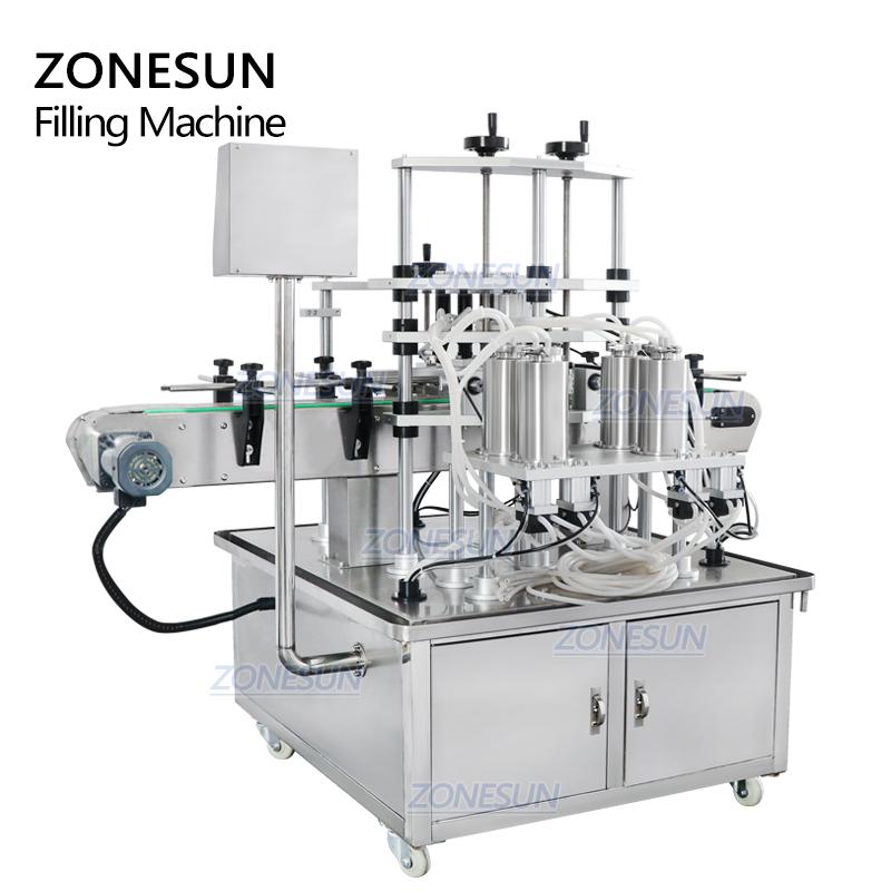 Zonesun ZS-VTZL4A Automatic Vacuum Perfume Filling Machine Fragrance Bottle Filler