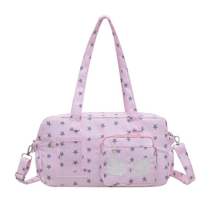 Baby bag pain bag Japanese star printed tote bag women's new shoulder bag commuting high value armpit bag