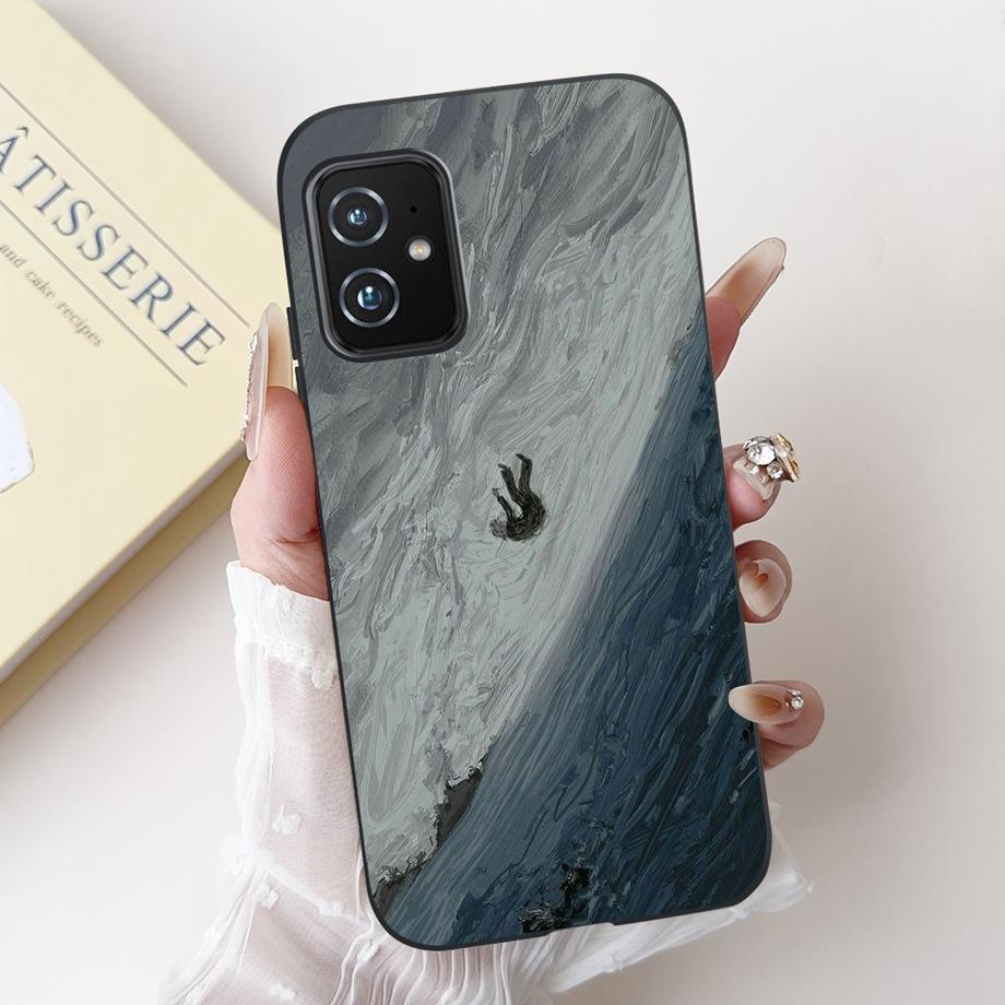 Per Custodia ASUS ZENFONE 8 ZS590KS Astronauta Drago Animali Cartoni Animati Stile Cool Silicone Morbido Copertura Nera per Telefono Per ASUS ZS590KS Borsa
