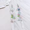 Handmade Resin Jellyfish Beaded Keychain Wind Chime Inspired Phone Strap Lightweight Stylish For Travel Photography