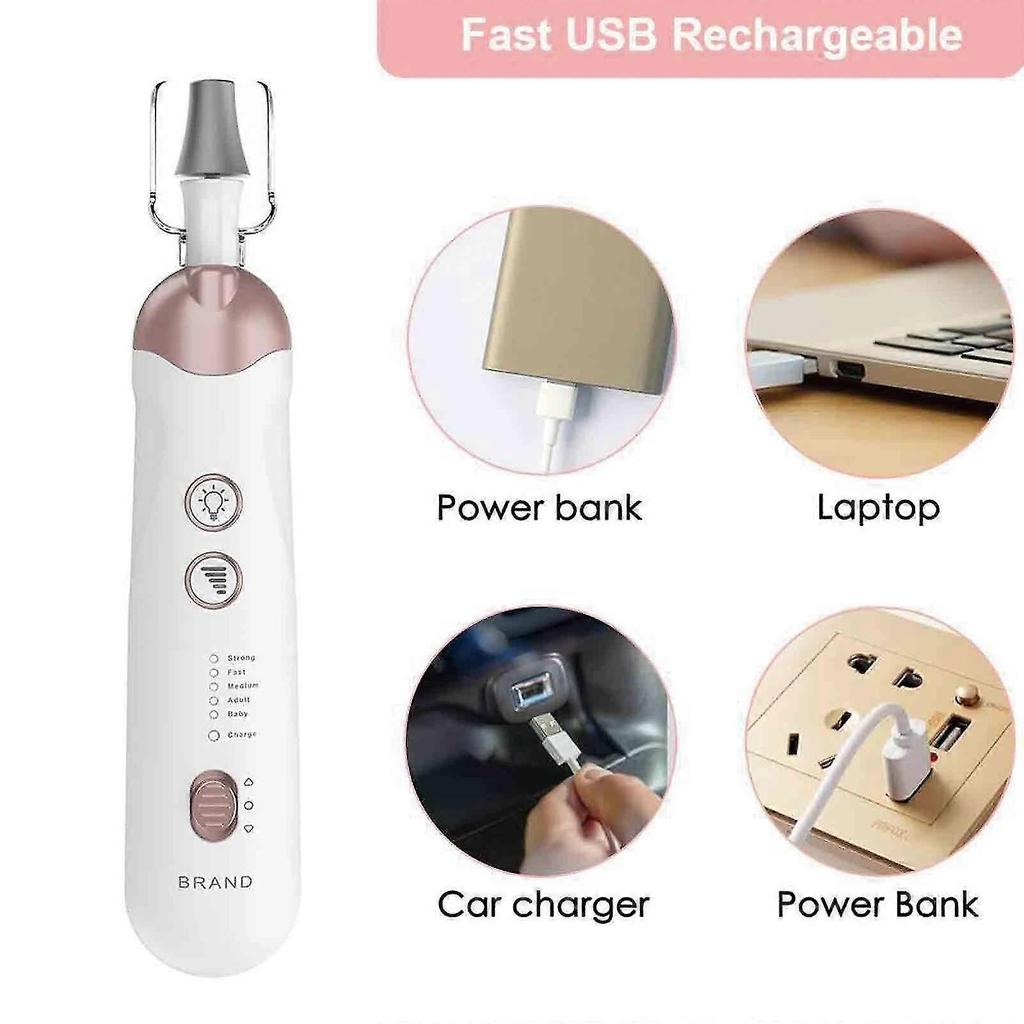 Eletorot Electric Nail File Set, 8 In 1 Professional Manicure And Pedicure Kit, Cordless Pedicure Tools For Feet Less