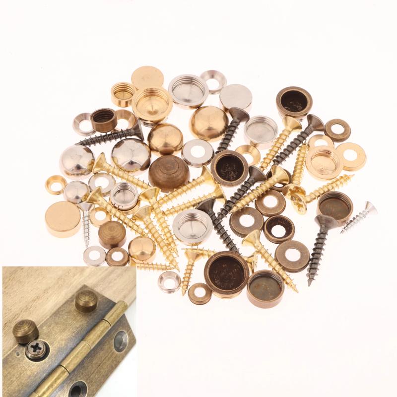 8 Stück Messing Ziernagel Spiegel Werbeschild Kappenabdeckung Selbstschneidende Schraube 9/12/13/15Mm