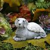 Angel Dog Statue Pet Memorial Dog Resin Statue Suitable for Home Garden Garden Art Sculpture Decoration