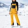 Üniseks Su Geçirmez Kayak Pantolonu Yalıtımlı Rüzgar Geçirmez Kar Tulumu Termal Snowboard Tulumu Kış Açık Hava Kar Sporları için Ayarlanabilir Omuz Askıları ile