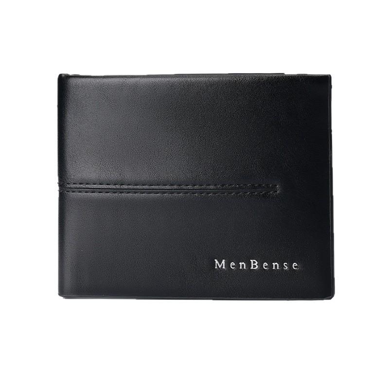 New Men'S Wallet Men'S Short Wallet Fashion Youth Wallet Large Capacity Durable Wallet New