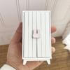 1:12 Dollhouse Miniature Wardrobe Storage Cabinet Multi-Layer Lockers Model Furniture Decor Toy Doll House Accessories