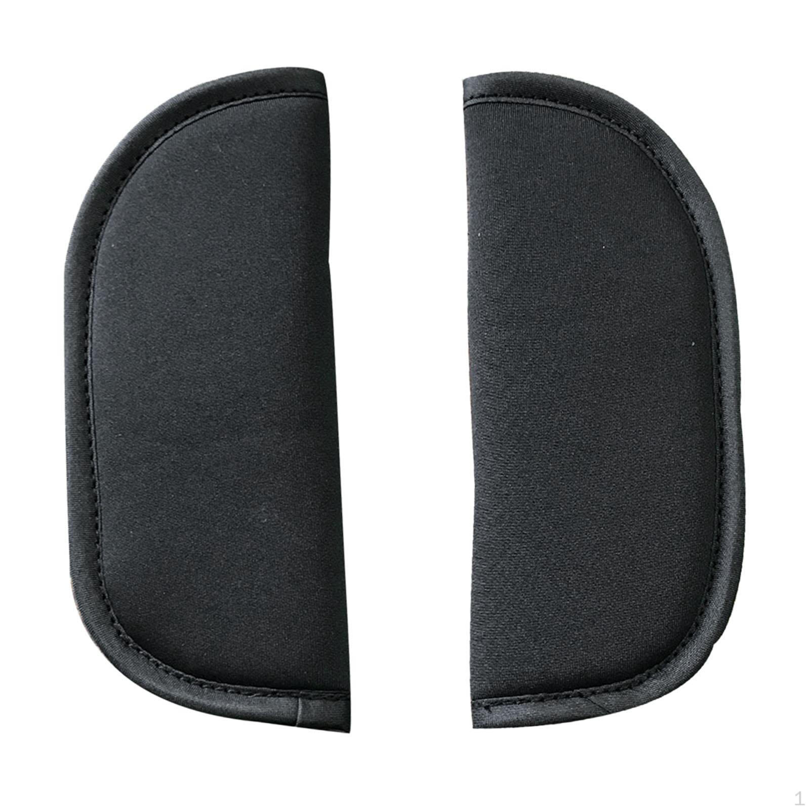 

Чехол для ремня безопасности автомобильного сиденья, портативный мягкий детский ремень, универсальный для колясок, black shoulder