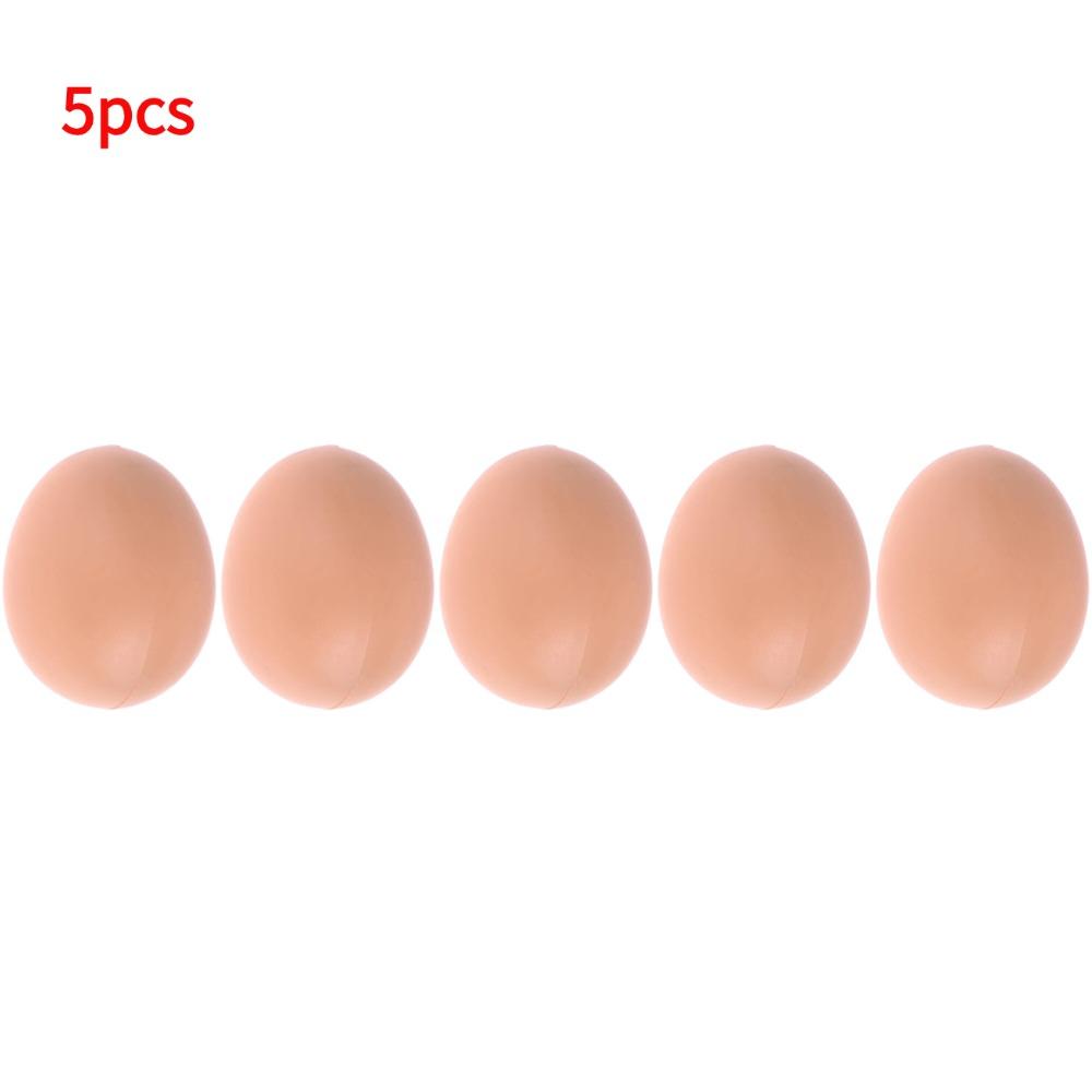 Plastic Eggs Chicken House Small Fake Eggs Simulation Graffiti Eggs Dummy Egg Hen Poultry Chicken Prank Eggs Nest Egg Painting