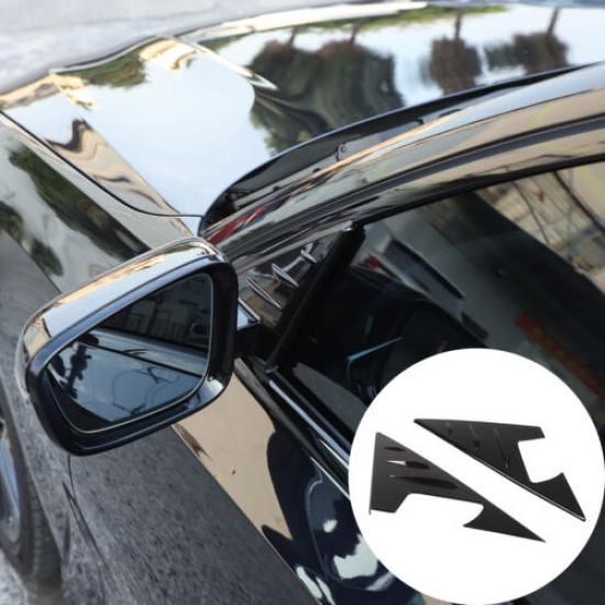 Glossy Black ABS anti-wind buffeting deflector For BMW 3 Series -24