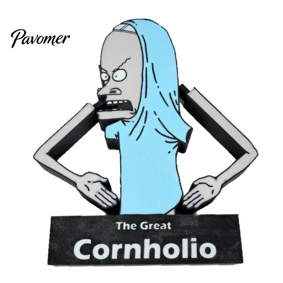 Toilet Paper Holder Cartoon Double-Roll Stand Double Roll Funny Countertop for Bathroom Decor Creative Accessory