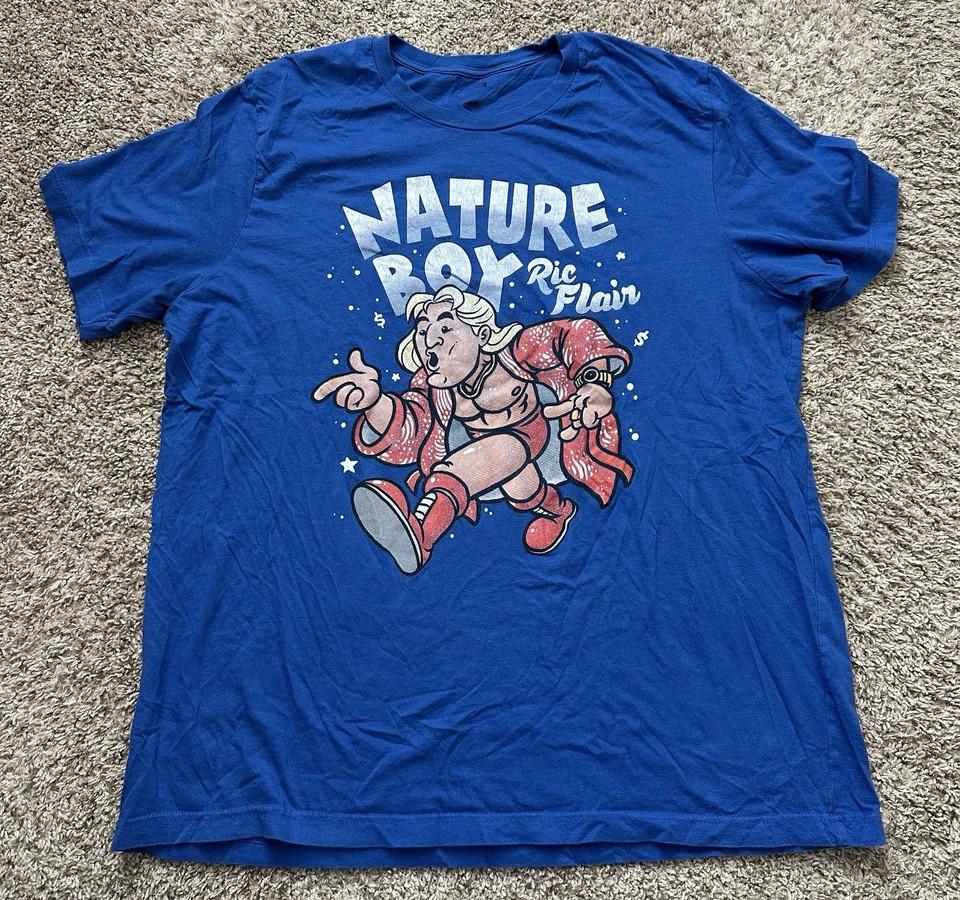 Ric Flair Collection Funny Gift For Fan Full Size Blue T-shirt Unisex T-Shirt XXXL