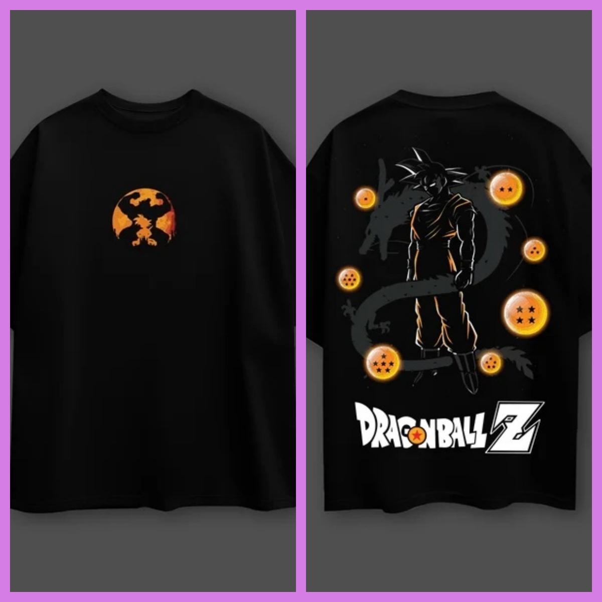 

Dragon Ball Anime Dragon Soul Goku Oversized Cotton Tshirt Men and Women Breathable High Quality Y2K Short Sleeve Summer Tees 3XL