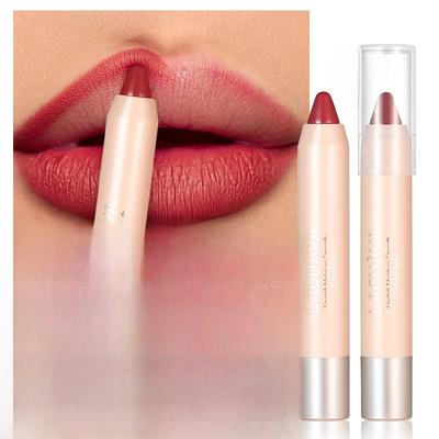 8 Farben Matte Lipliner Pencil Set, Wasserfester und langanhaltender Lippenkonturenstift, Samtig glatte und wischfeste Formel für definierte Lippen