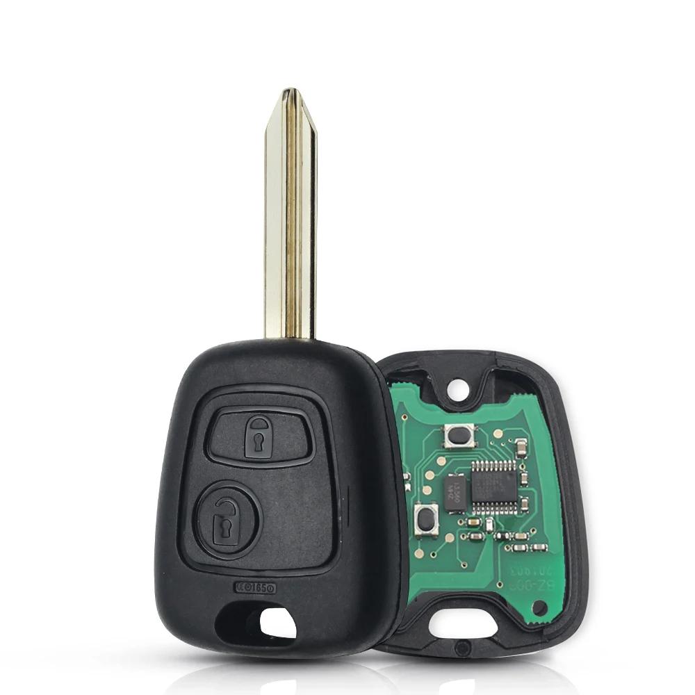 KEYYOU 433MHz ID46 For Citroen Saxo Picasso Xsara Berlingo For Peugeot 106 107 206 306 Remote Car Key SX9 HU83 VA2 NE73 Blade