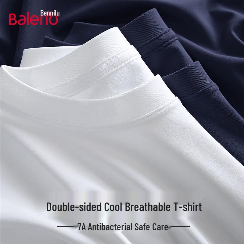 Baleno Men s 7A Antibacterial Cool-Feel Short Sleeve T-Shirt 3XL