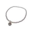 Korean Style Geometric Peach Heart Bracelet